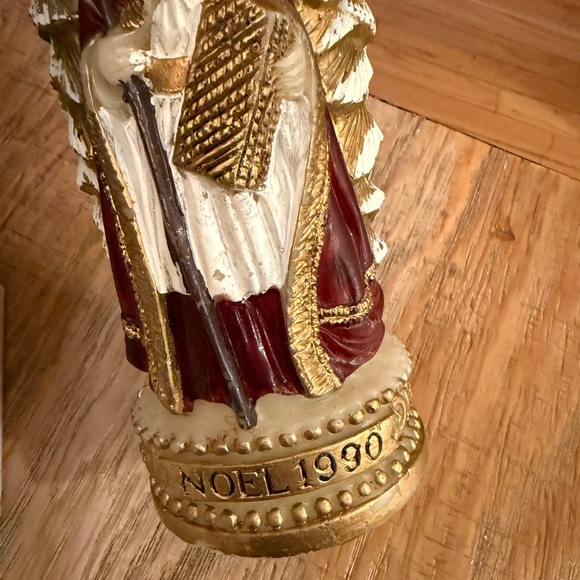 VTG 1990 Holiday Candle with Santa Design - Picture 4 of 7